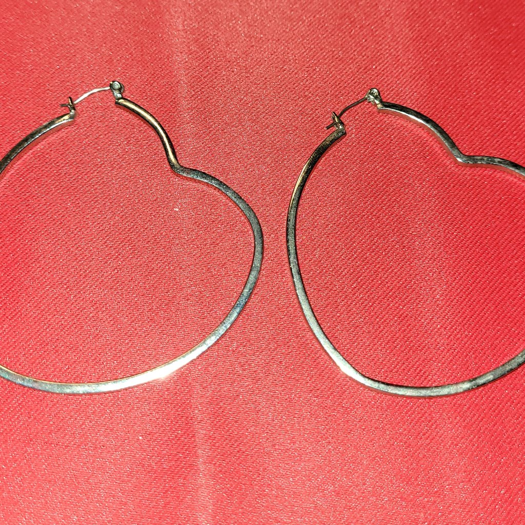 Large Heart Earrings